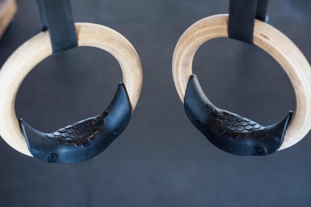 Gymnastics Wood Rings with Straps